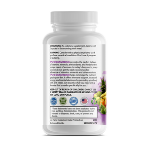 Pure Multi-Vitamins Womens - Elite Water bottles