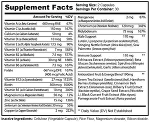 Pure Multi-Vitamins Mens - Elite Water bottles