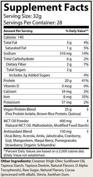 Pure Plant Protein - Chocolate - Elite Water bottles