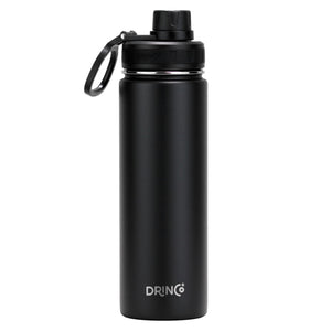 DRINCO® 22oz Stainless Steel Sport Water Bottle - Black - Elite Water bottles