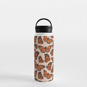 Monarch Butterfly Handle Lid Water Bottle - Elite Water bottles