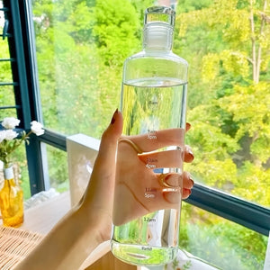 Transparent Tracking Water Bottle - Elite Water bottles