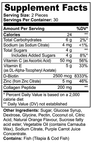 Collagen Gummies (Adult) - Elite Water bottles