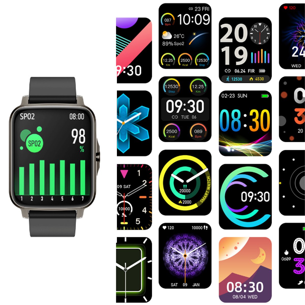 Lifestyle Smart Watch Heart Health Monitor And More - Elite Water bottles