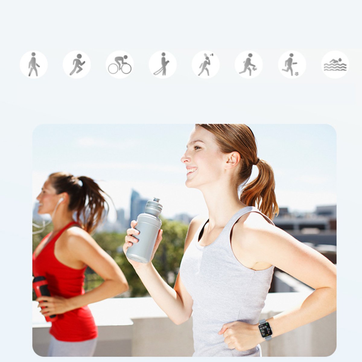 Lifestyle Smart Watch Heart Health Monitor And More - Elite Water bottles
