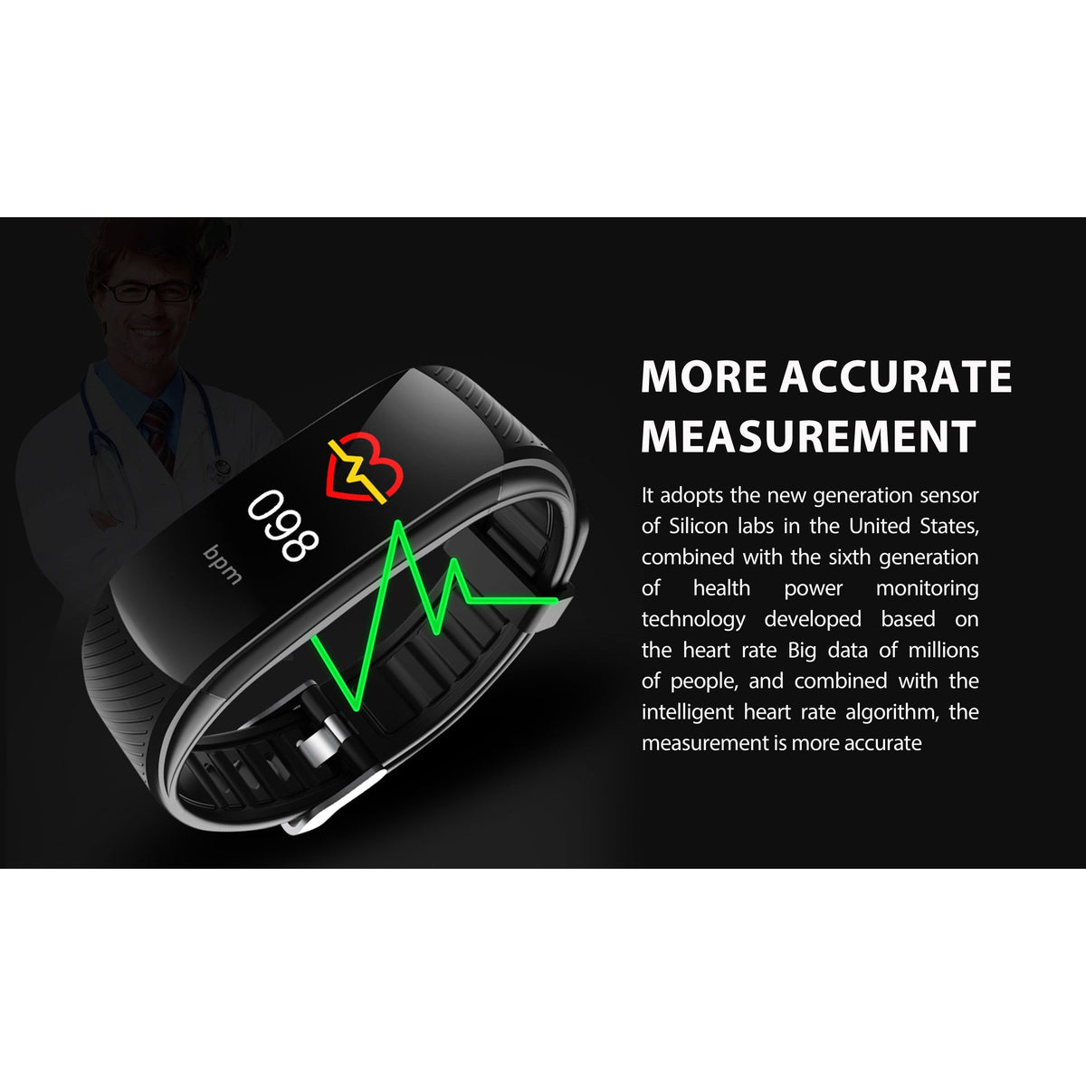 Fitness Tracker Pedometer Watch with Heart Rate Monitor Health and - Elite Water bottles
