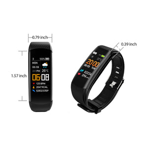 Fitness Tracker Pedometer Watch with Heart Rate Monitor Health and - Elite Water bottles