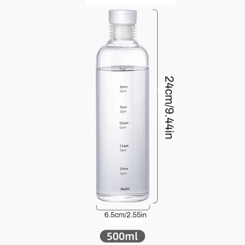 Transparent Tracking Water Bottle - Elite Water bottles