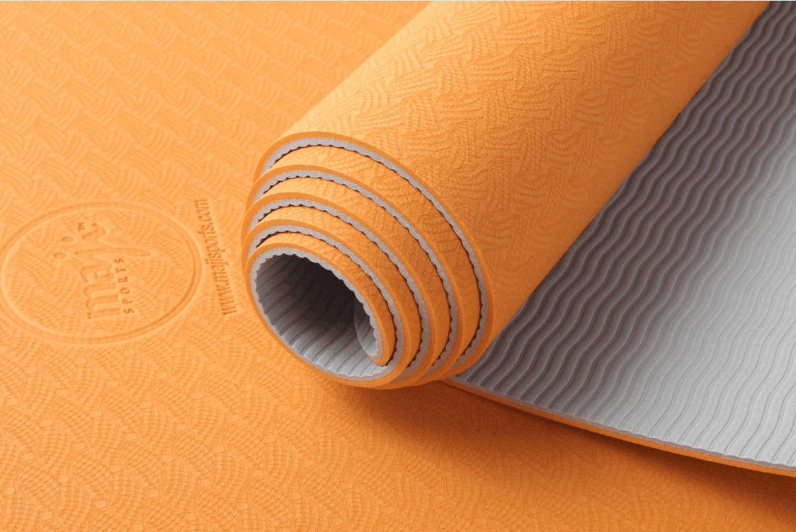 2 Tone TPE Premium Yoga Mat - Elite Water bottles