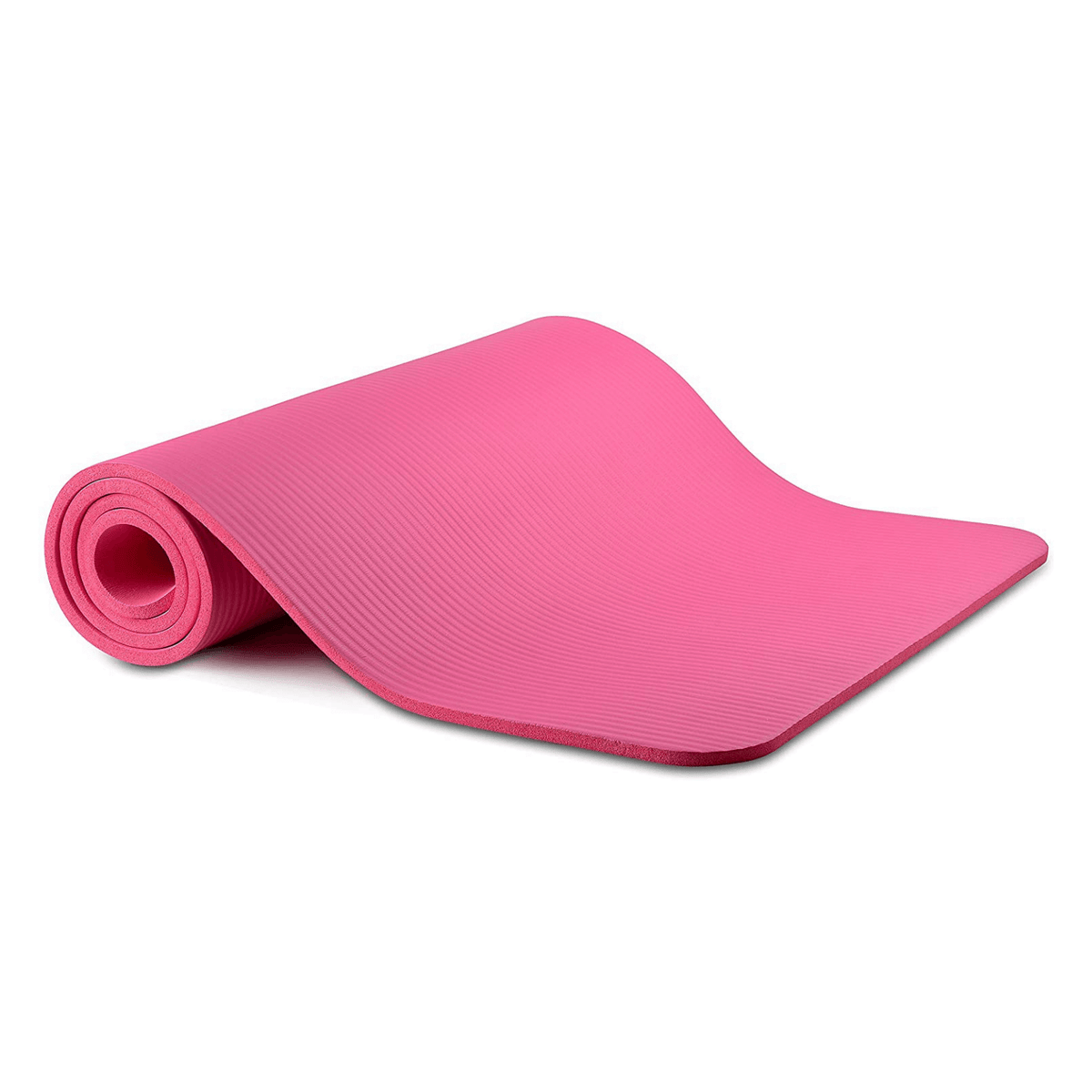 Thick Yoga and Pilates Exercise Mat with Carrying Strap