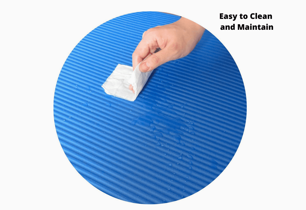 Thick Yoga and Pilates Exercise Mat with Carrying Strap - Elite Water bottles