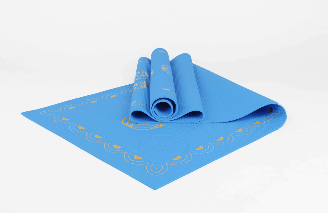 Printed PVC Premium Yoga Mat - Elite Water bottles