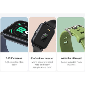 Full Screen IP68 Waterproof Ultra-Thin Smartwatch - Elite Water bottles