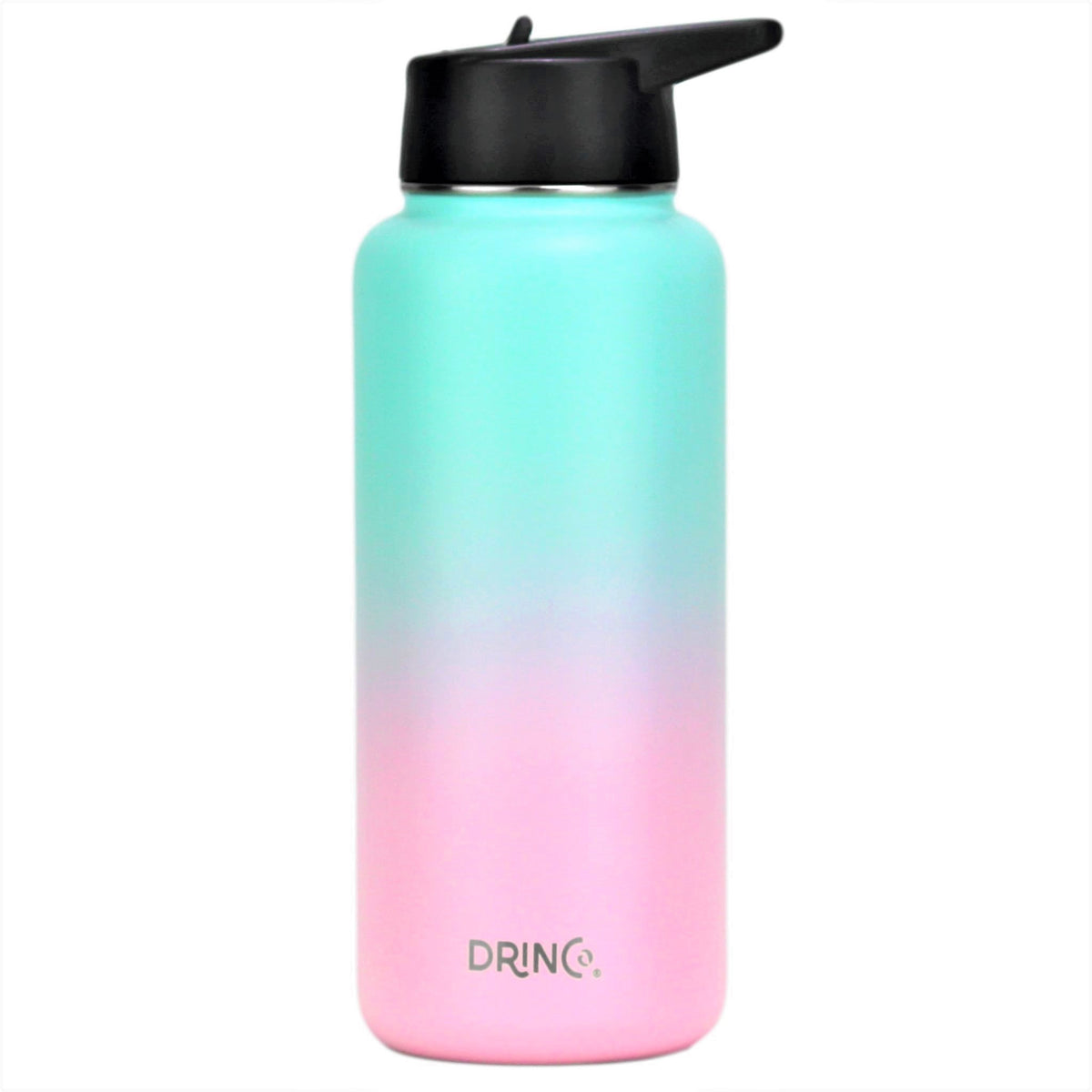 DRINCO® 32oz Stainless Steel Water Bottle (3 lids) - Macaron - Elite Water bottles