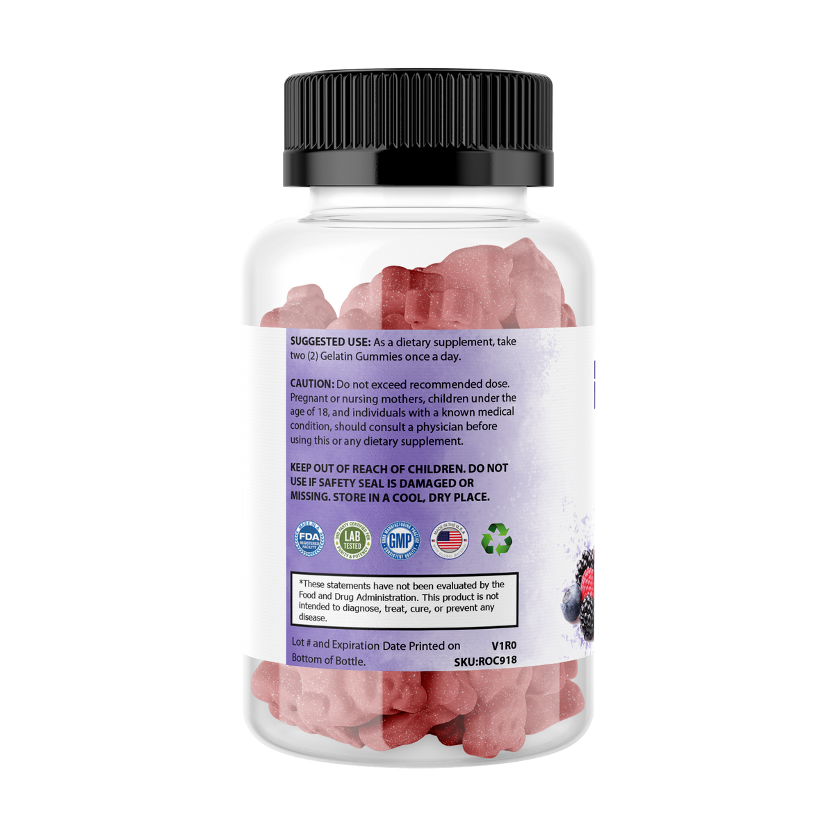 Pure Multi-Vitamins – Gummies - Elite Water bottles