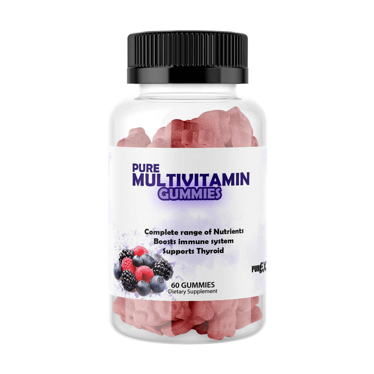 Pure Multi-Vitamins – Gummies - Elite Water bottles