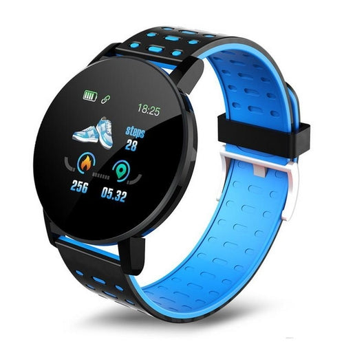 119 Plus Heart Rate Blood Pressure Sports Fitness Smart Watch - Elite Water bottles