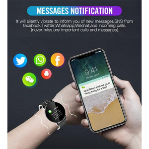 119 Plus Heart Rate Blood Pressure Sports Fitness Smart Watch - Elite Water bottles