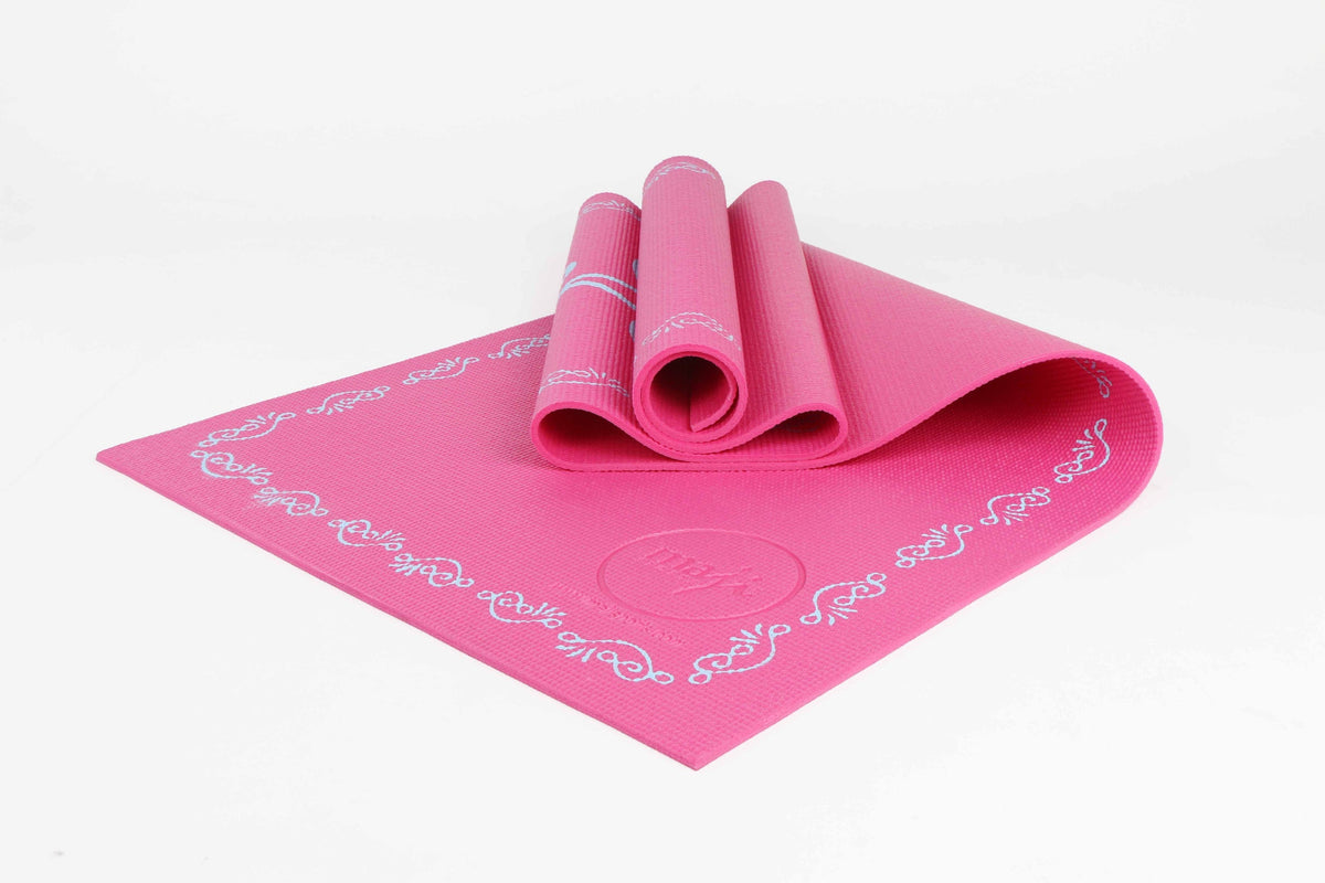 Printed PVC Premium Yoga Mat - Elite Water bottles