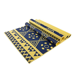 Printed PVC Premium Yoga Mat - Elite Water bottles